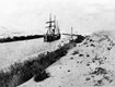 Company steamers travelling through the Suez Canal, 1870s
