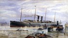 HIMALAYA was launched in 1892 and painted in the Thames by W.W. Lloyd