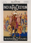 P&O India & Ceylon Advert, 1934