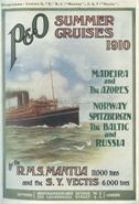 P&O Summer Cruises Brochure, 1910