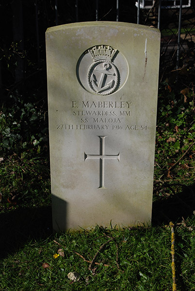 Gravestone of Edith Maberley