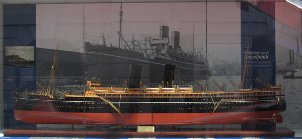 RAWALPINDI at the National Maritime Museum