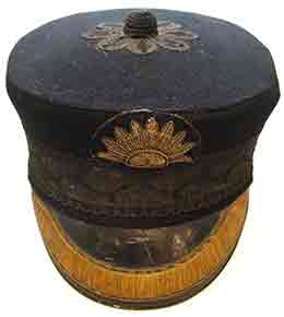 P&O Commanders' cap, as detailed in the strict uniform regulations published in 1869