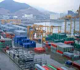 Shekou container terminal in China