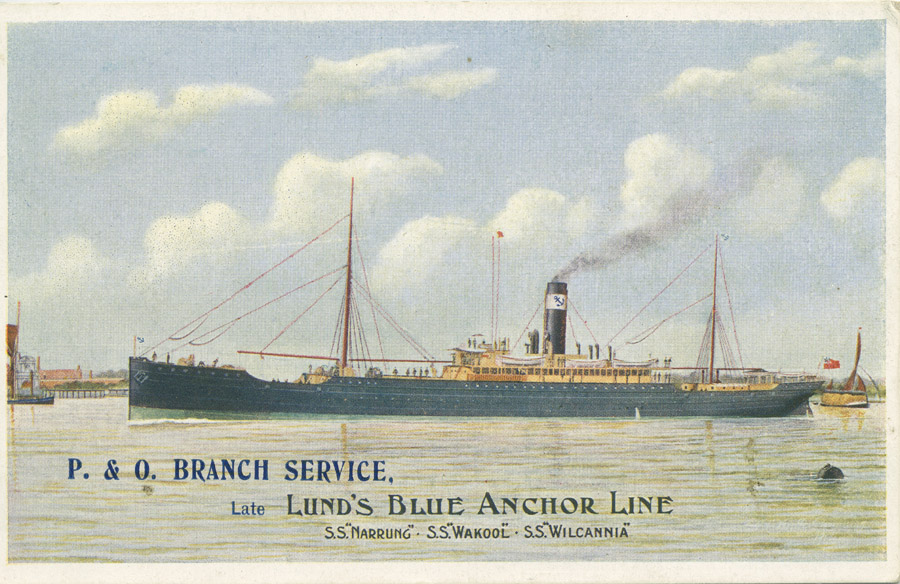 Lund's Blue Anchor Line