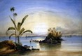 'Point de Galle, Ceylon', painted in watercolour by Andrew Nicholl, c.1847
