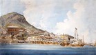 View of the West part of Victoria, Hong Kong and the P&O Headquarters, c.1851
