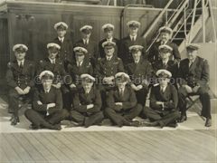 Captain and Officers onboard STRATHMORE