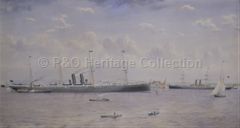 VICTORIA in the Thames at Tilbury
