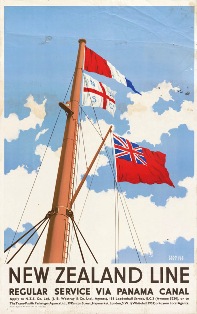 New Zealand Line Poster