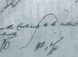 P&O's first mail contract signed by Capt. Richard Bourne