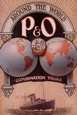 Brochure advertising P&O's worldwide connections